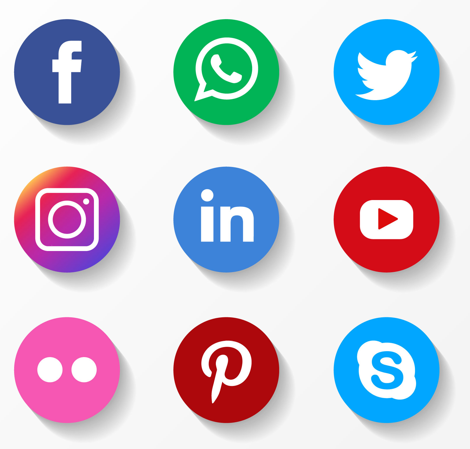 Social media logos