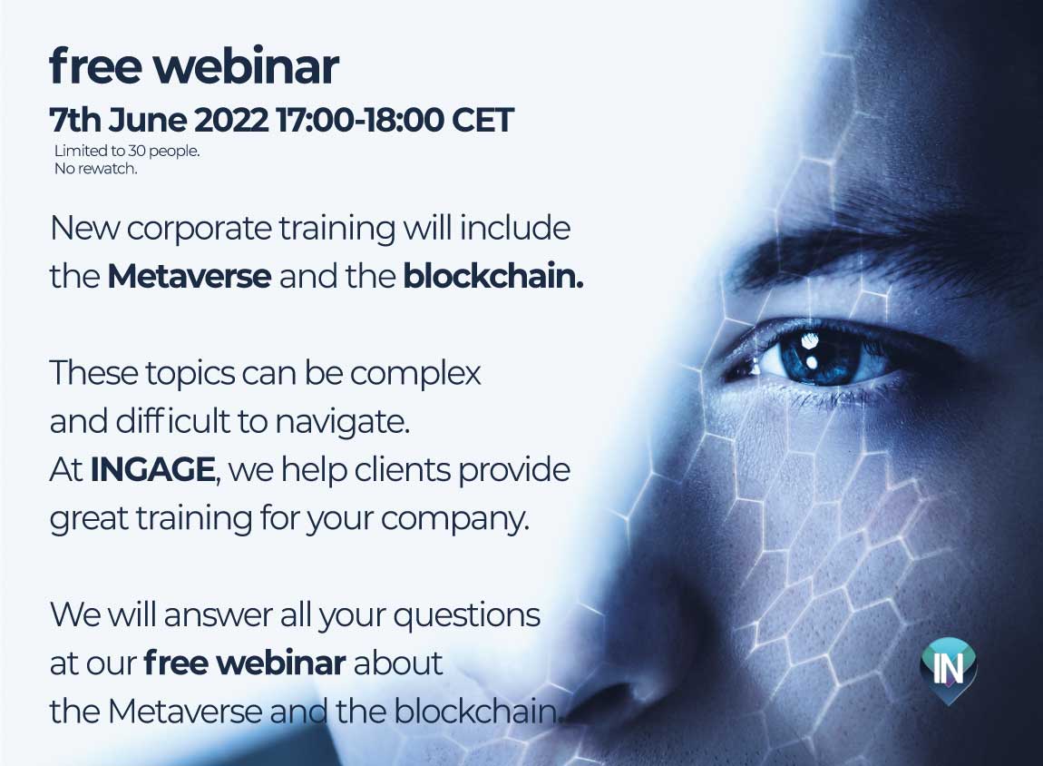 INGAGE Webinar on the Future of Learning with the Metaverse and the Blockchain (2)
