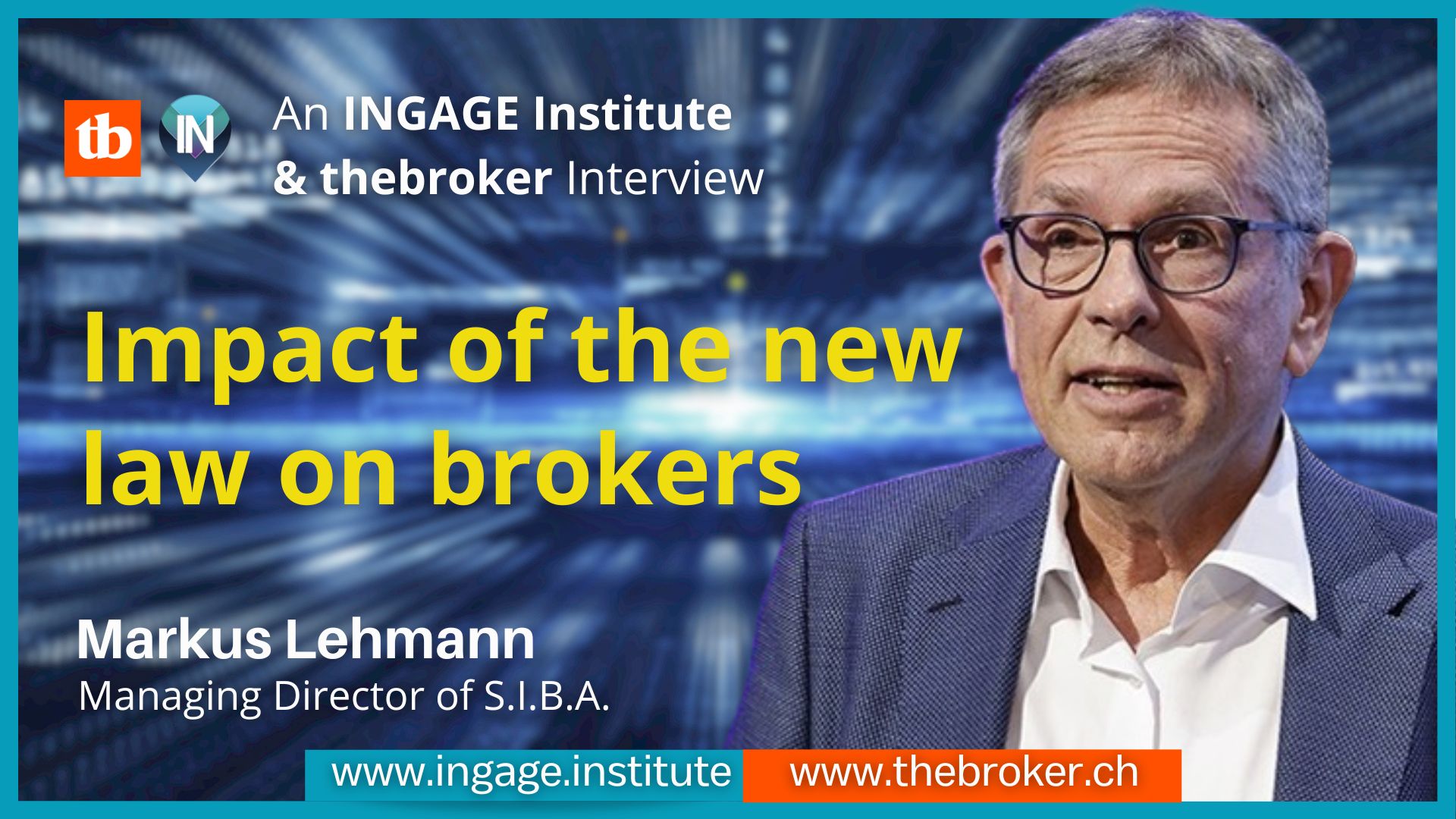 FINMA’s new law for brokers and its impact – Markus Lehmann
