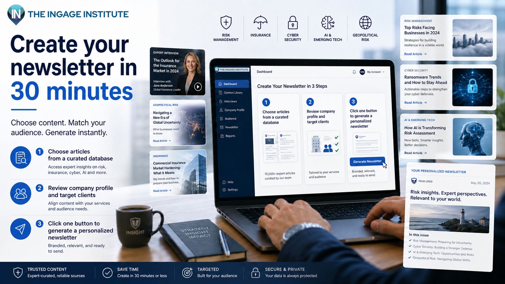 Create your newsletter in 30 minutes